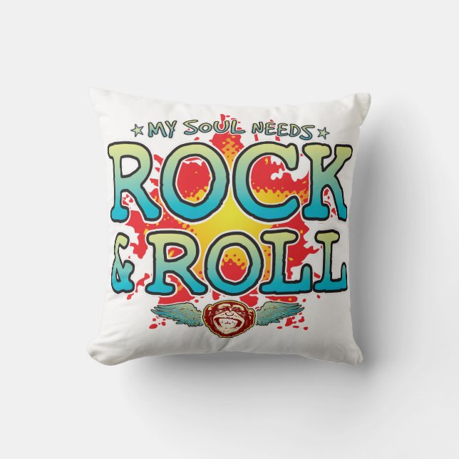 Rock & Roll Soul Kissen (Vorderseite)