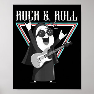 Rock & Roll Spaß Grafik Illustration Poster