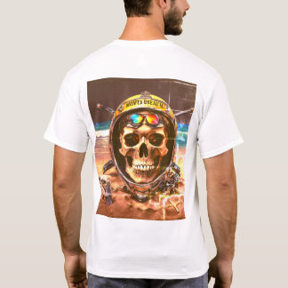 Rock & Roll T-Shirt – Totenkopf-Emblem