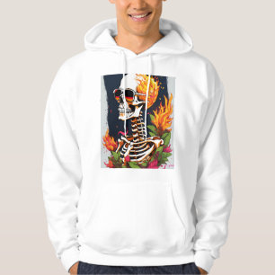 Rock & Roll Totenkopf-Shirt-Design – Hoodie
