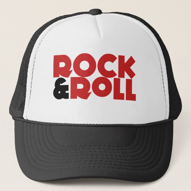 rock&roll truckerkappe (Vorderseite)