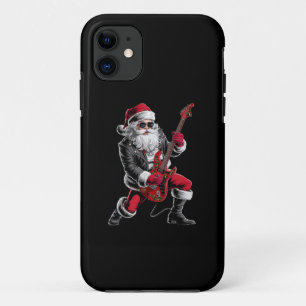 Rock & Roll Weihnachtsmann-Claus Gitarrist Case-Mate iPhone Hülle
