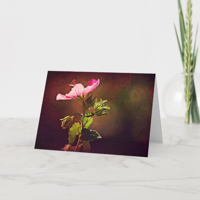 Rock Rose Bible Verse Card Isaiah 60 Karte (Vorderseite)