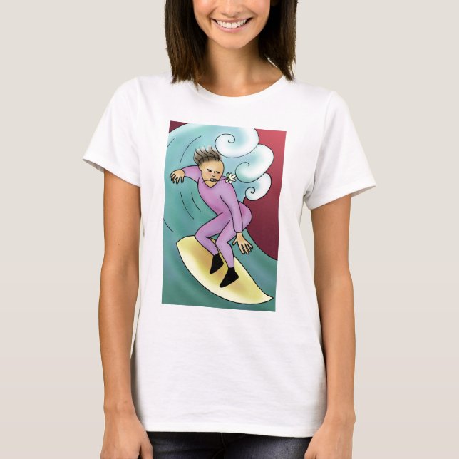 Rock Rose Surfer T-Shirt (Vorderseite)
