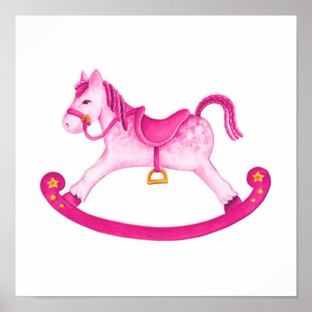 Rock Ross Aquarellkunst Kinder Kinderzimmer Poster (Vorne)