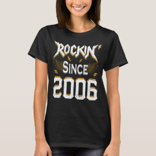 Rock Seit 2006 16. Geburtstag 16 Jahre alter Tag M T-Shirt