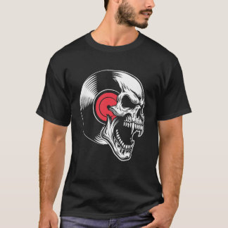 Rock & Skull Vinyl Metal, Rockmusik im Vintage-Sti T-Shirt