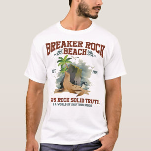 Rock Solid Beach Vbs 2024 Retro Breaker Rock T-Shirt