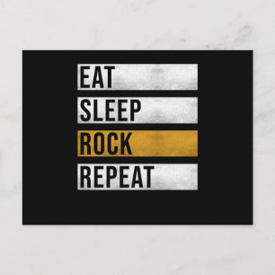 Rock Sprichwort Funny Rocker Postkarte