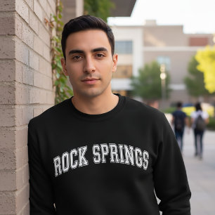 ROCK SPRINGS Universitätsähnliches amerikanisches Sweatshirt
