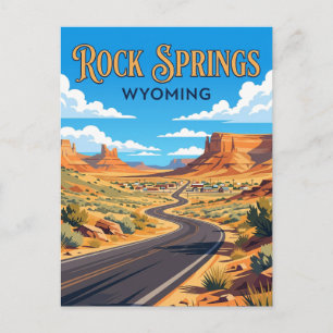 Rock Springs USA Postkarte