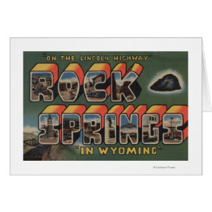 Rock Springs, Wyoming - große Buchstabe-Szenen