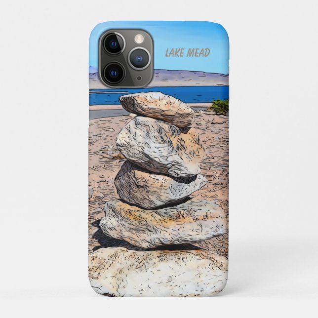 Rock Stacking Case-Mate iPhone Hülle (Rückseite)