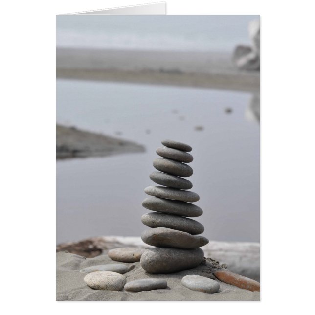 Rock Stacking oder Cairn (Vorne)