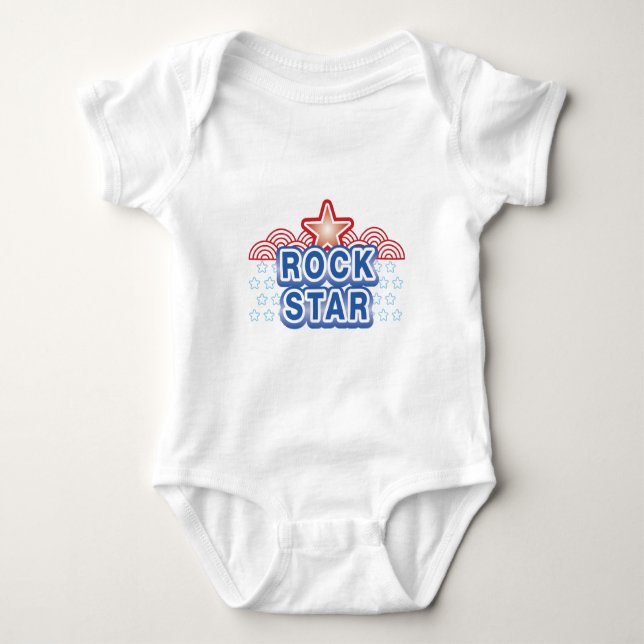 Rock Star Baby Strampler (Vorderseite)