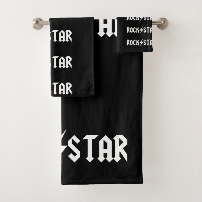Rock Star Badhandtuch Set (Insitu)