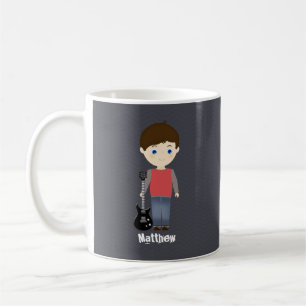 Rock Star Birthday Boy Kaffeetasse