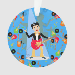 Rock Star Boy Geburtstagsparty Ornament