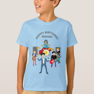 Rock Star Boys Band Geburtstagsparty T-Shirt