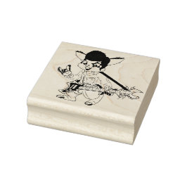 Rock Star Bunny Rabbit | Osterferien Gummistempel