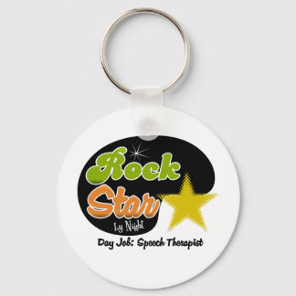 Rock Star by Night - Day Job Speech Therapist Schlüsselanhänger