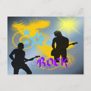 Rock Star Fantasy Postkarte