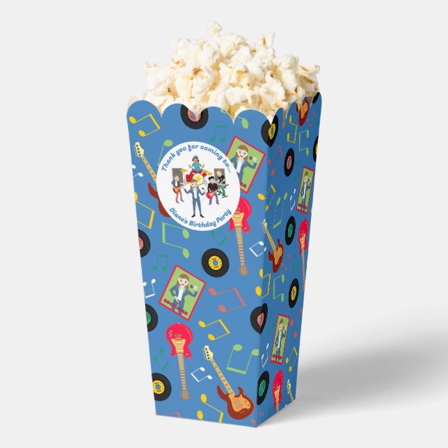 Rock Star Girl Band Geburtstagsparty Geschenkschachtel (Geplatzt)
