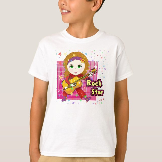 Rock Star Girl T-Shirt (Vorderseite)