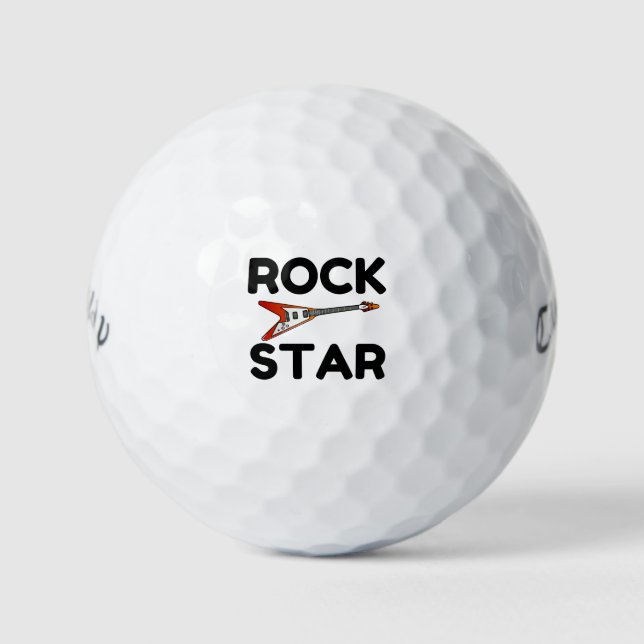 Rock Star Golfball (Vorderseite)