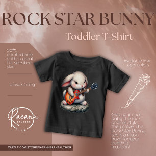 Rock Star Häschen Baby T-Shirt
