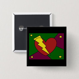 Rock Star Heart Button