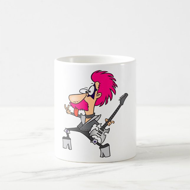 Rock Star Impersonator Rocker Musiker Kaffee Tasse (Von Creator hochgeladen)