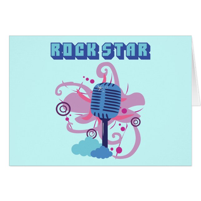 Rock-Star-Mikrofon (Vorderseite (Horizontal))