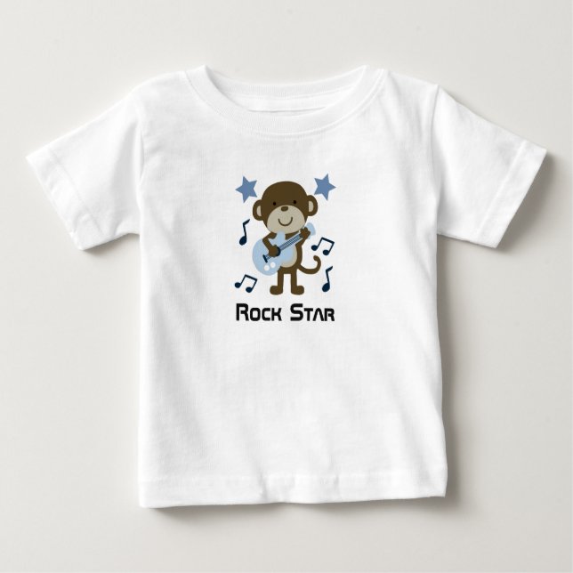 ROCK STAR MONKEY BABY T-SHIRT (Vorderseite)
