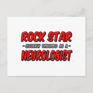 Rock Star.. Neurologe Postkarte