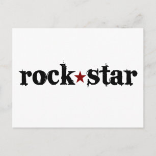 Rock Star Postkarte