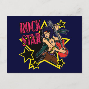 ROCK STAR POSTKARTE