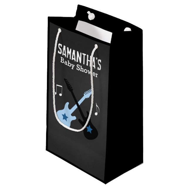 Rock Star Rock a Bye Baby Duschtüte Kleine Geschenktüte (Vorderseite Schrägansicht)