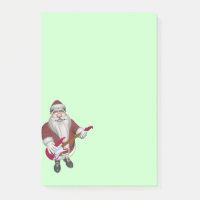 Rock Star Santa mit Red Electric Gitarre