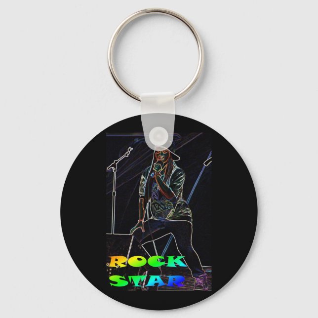 Rock Star Schlüsselanhänger (Vorderseite)