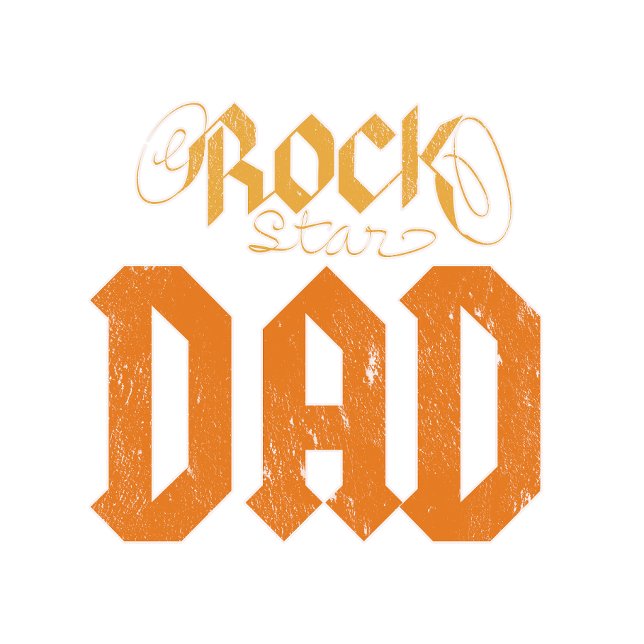 Rock Star Vater T-Shirt (Von Creator hochgeladen)