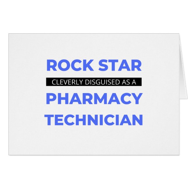 Rock Star wird clever als Apotheke in Tech 2 getar (Vorderseite (Horizontal))