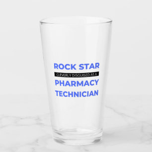 Rock Star wird clever als Apotheke in Tech 2 getar Glas