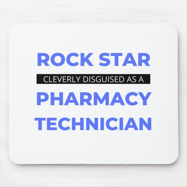 Rock Star wird clever als Apotheke in Tech 2 getar Mousepad (Vorne)