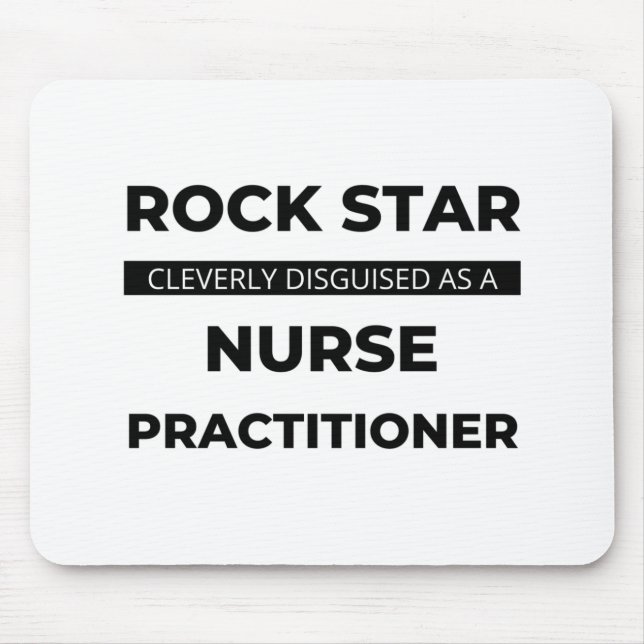 Rock Star wird clever als Krankenschwester 2 verkl Mousepad (Vorne)