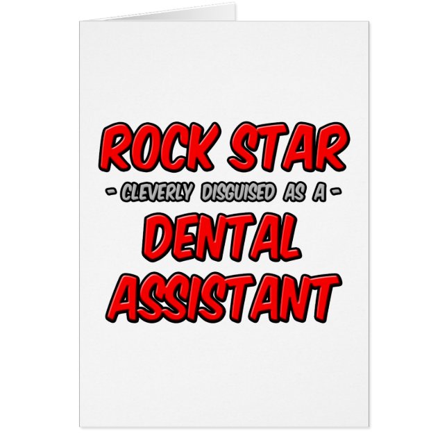 Rock Star ... Zahnassistent (Vorne)