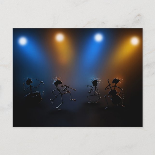 Rock Stars Postkarte (Vorderseite)