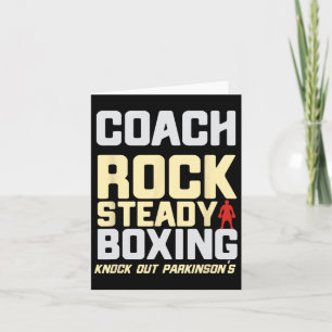 Rock Steady Boxing Coach Beat Parkinson Karte