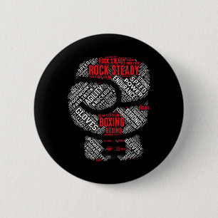 Rock Steady Boxing Glove Parkinson Button