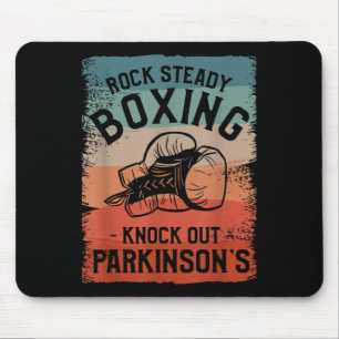 Rock Steady Boxing Knock Out Parkinson Bewusstsein Mousepad